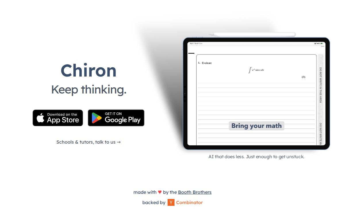 Chiron website preview