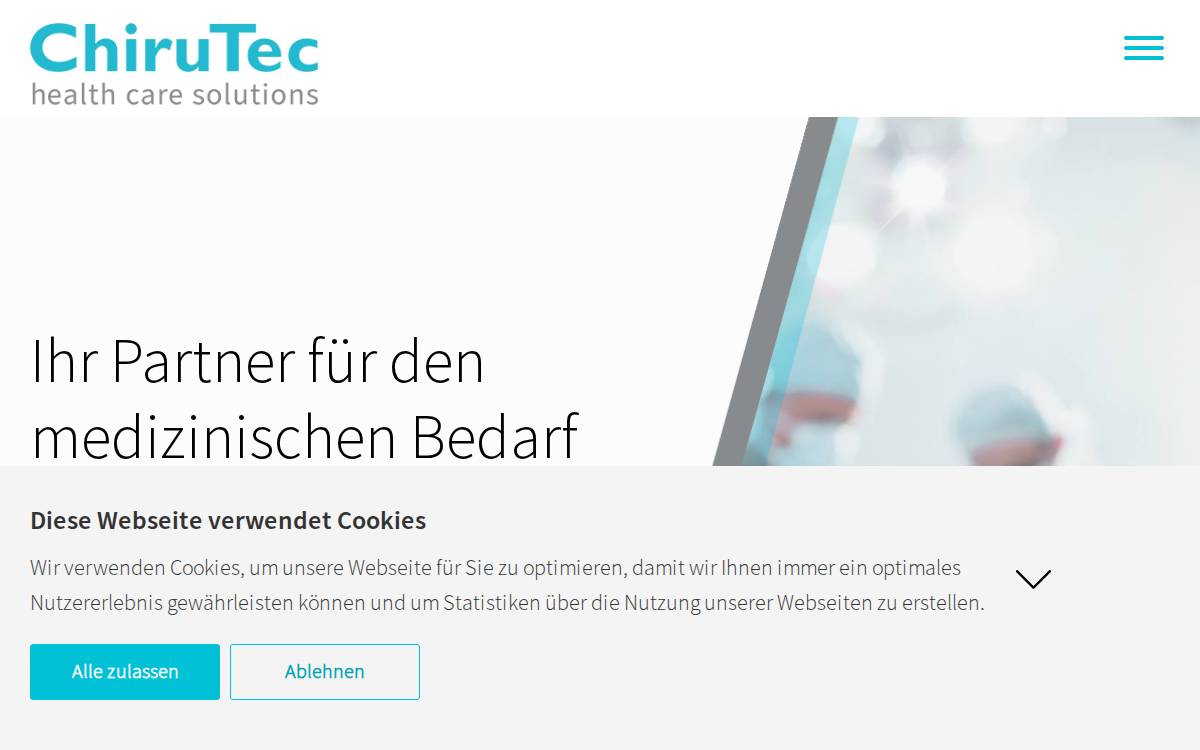Chirutec website preview