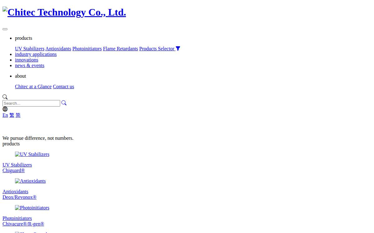 Chitec website preview