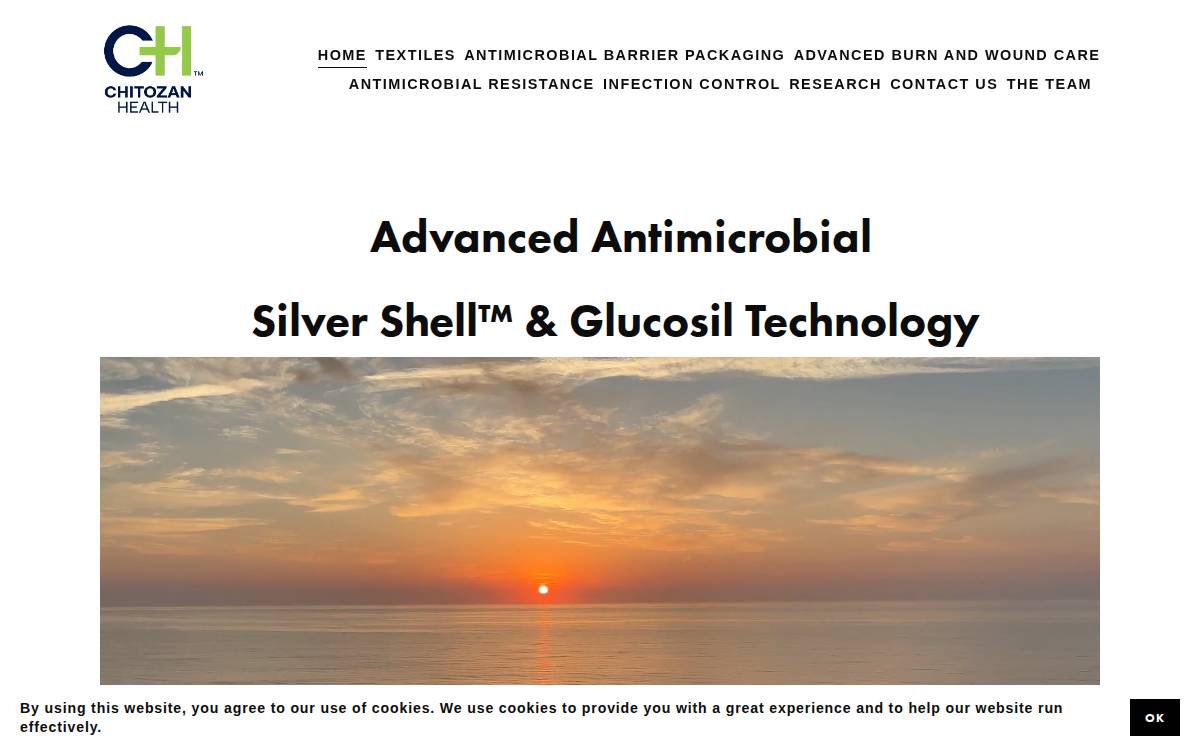Chitozan Health website preview