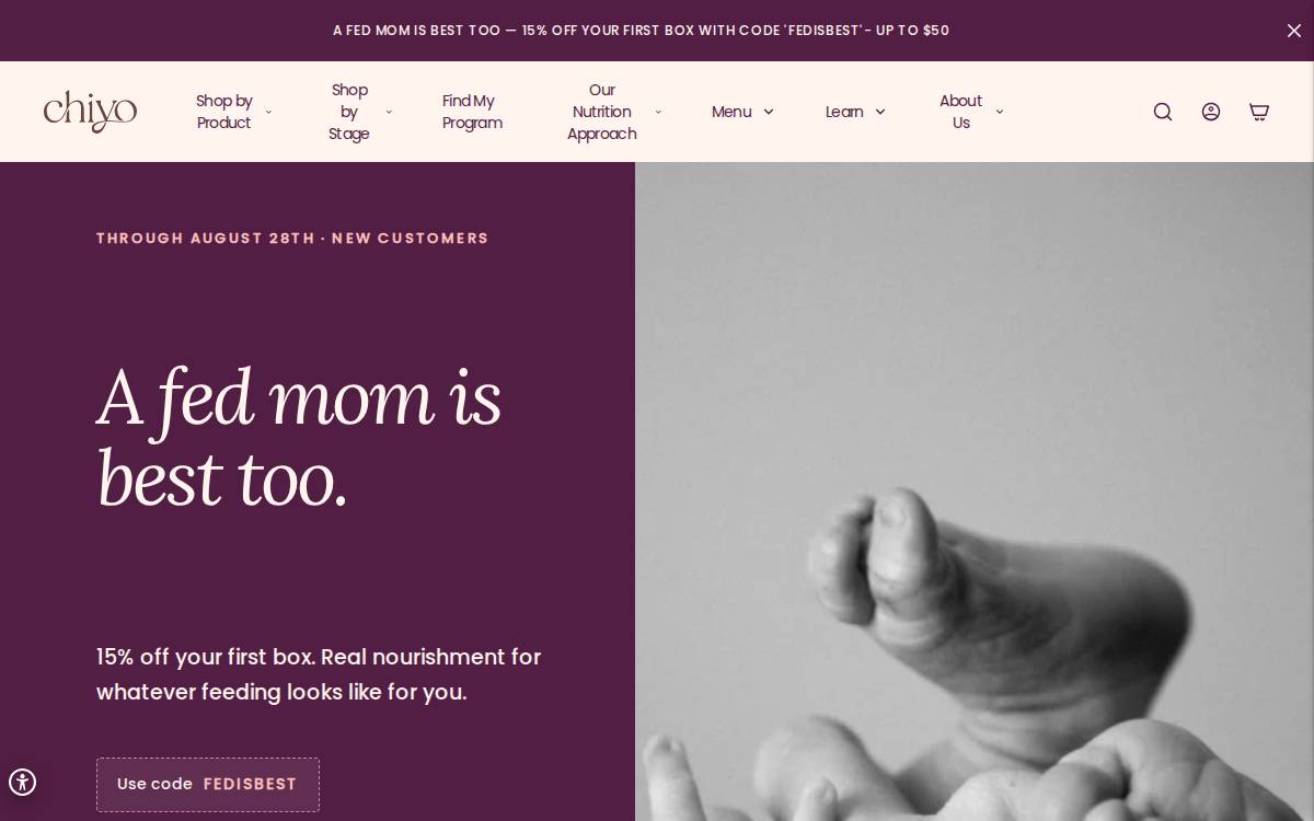 Chiyo website preview