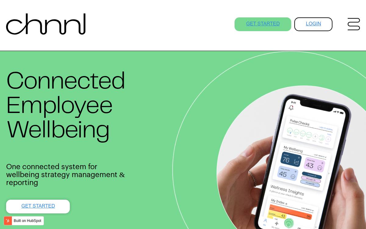 Chnnl website preview