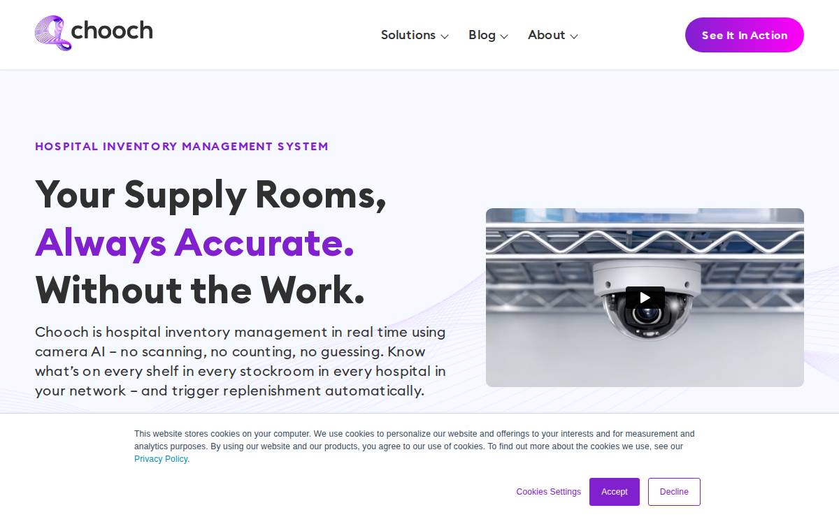 Chooch website preview
