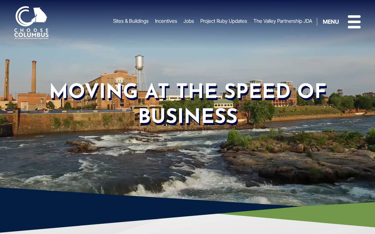 Choose Columbus website preview