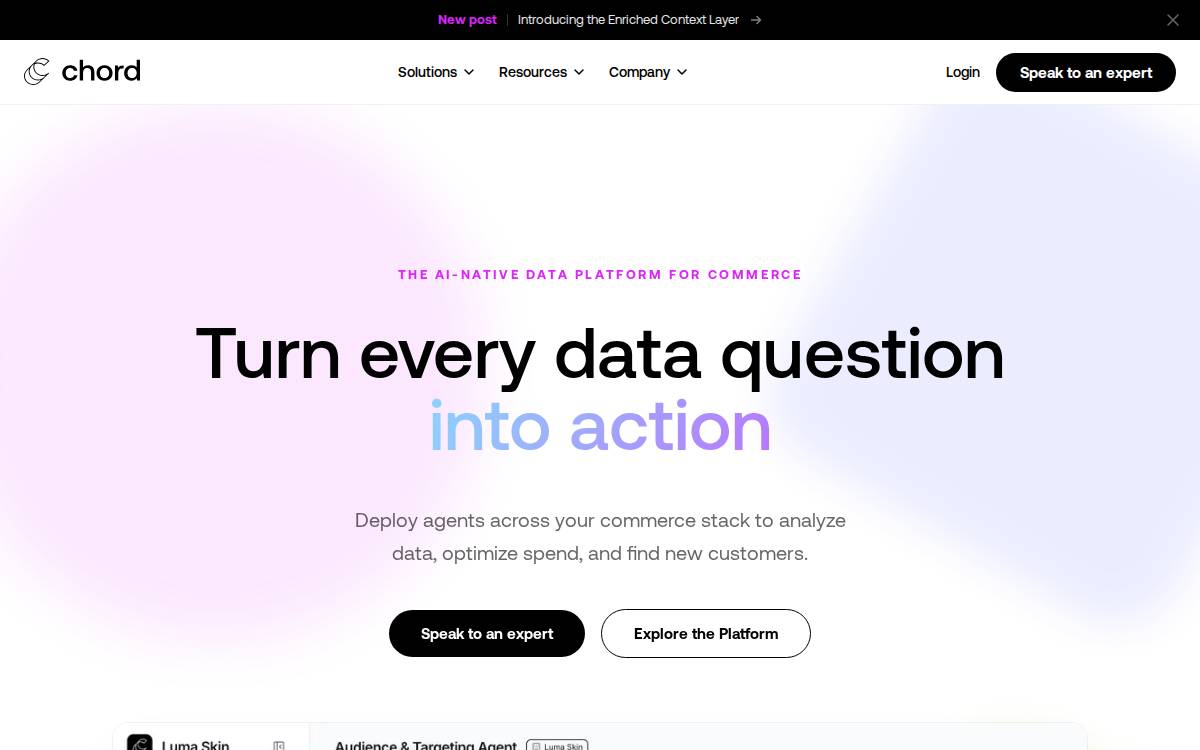 Chord website preview