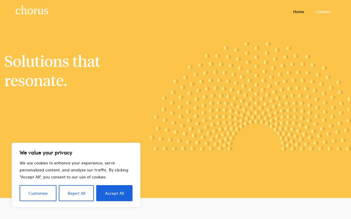 Chorus Health website preview