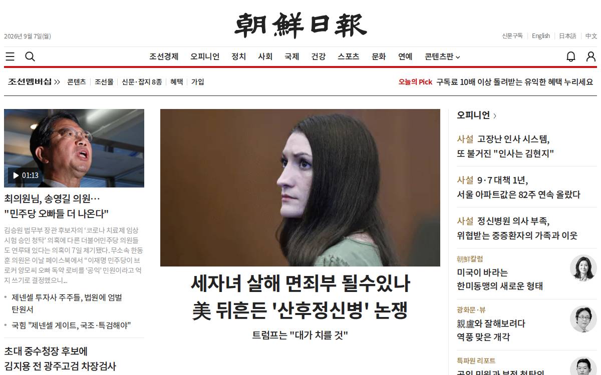 Chosun website preview