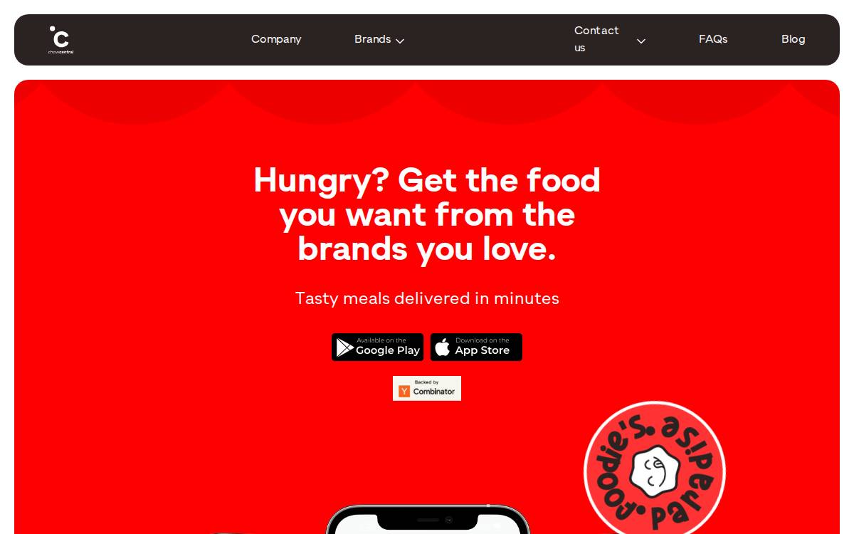 Chow Central Inc website preview