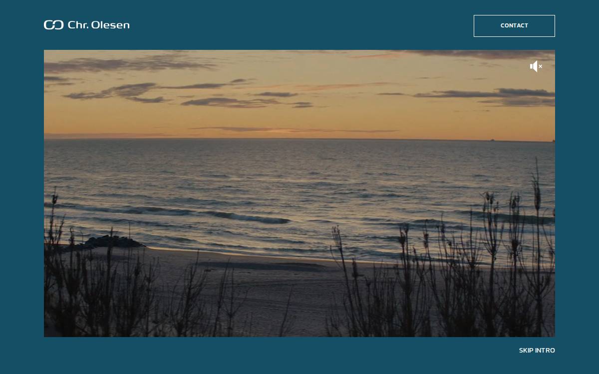 Chr Olesen website preview