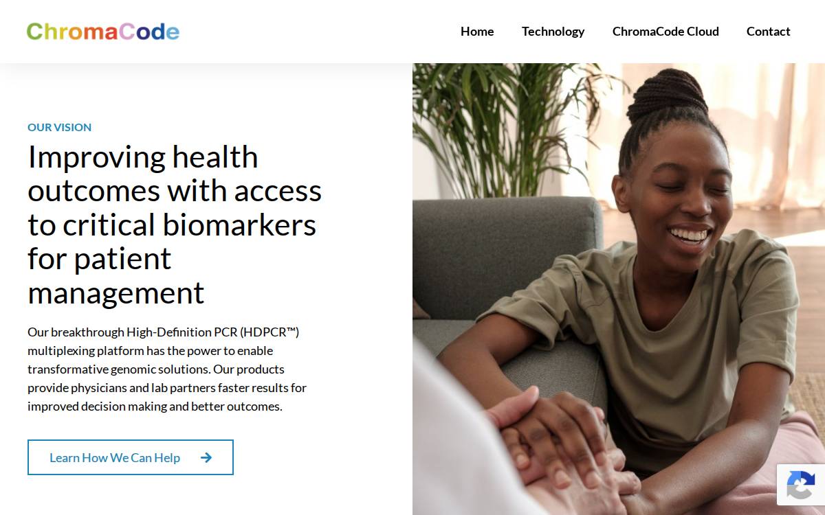 ChromaCode website preview