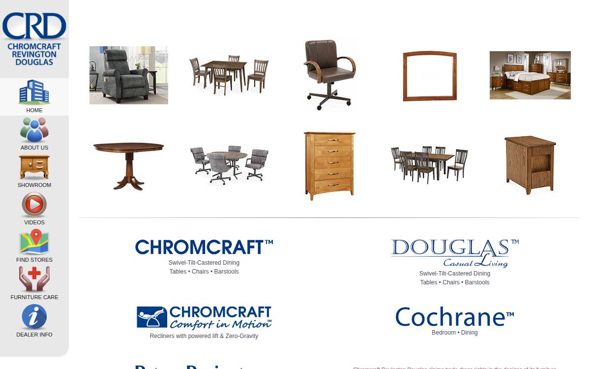 Chromcraft Revington website preview
