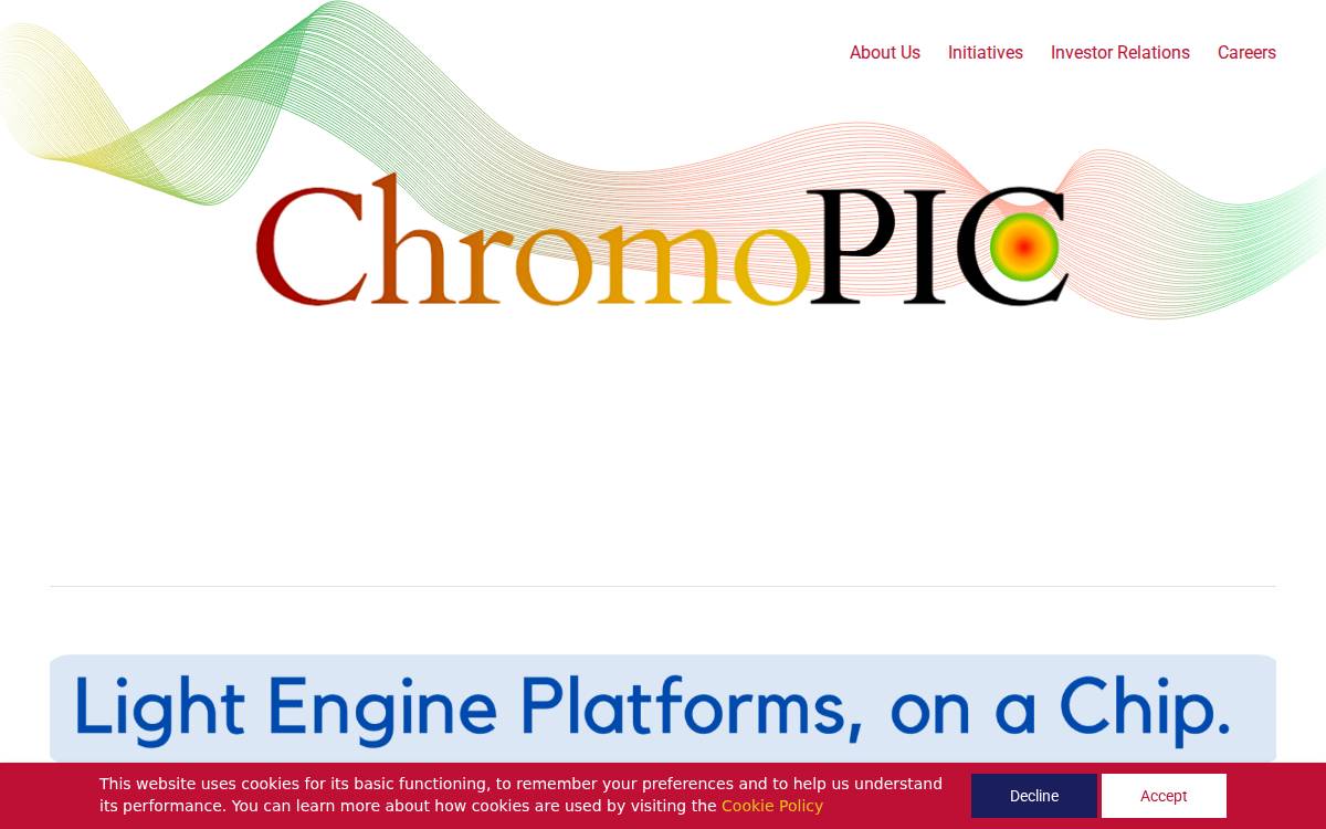 ChromoPIC website preview