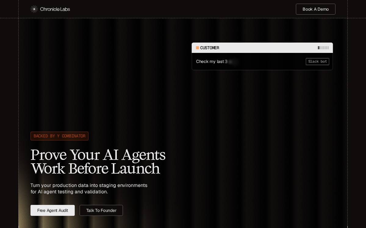 Chronicle Labs website preview