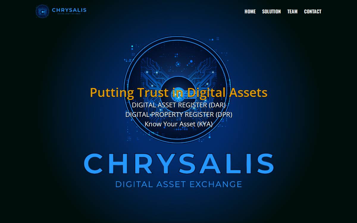 Chrysalisdae website preview