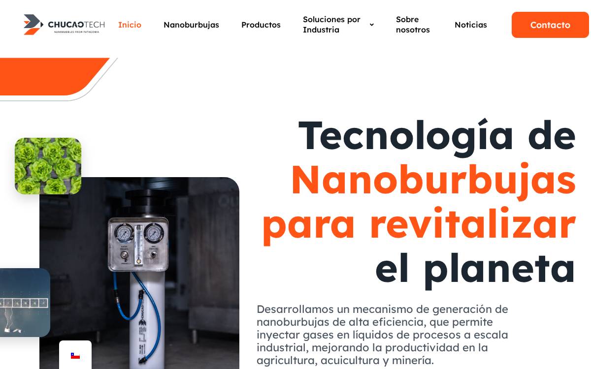 ChucaoTech website preview