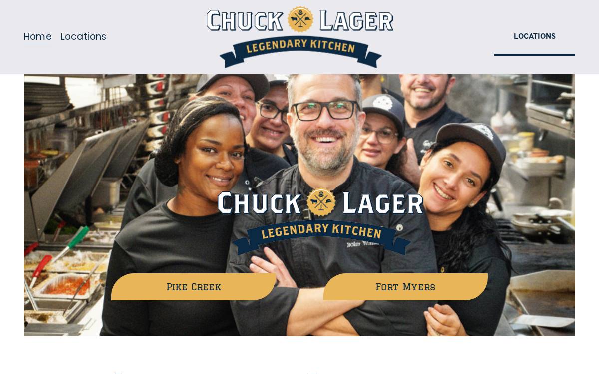 Chucklager website preview