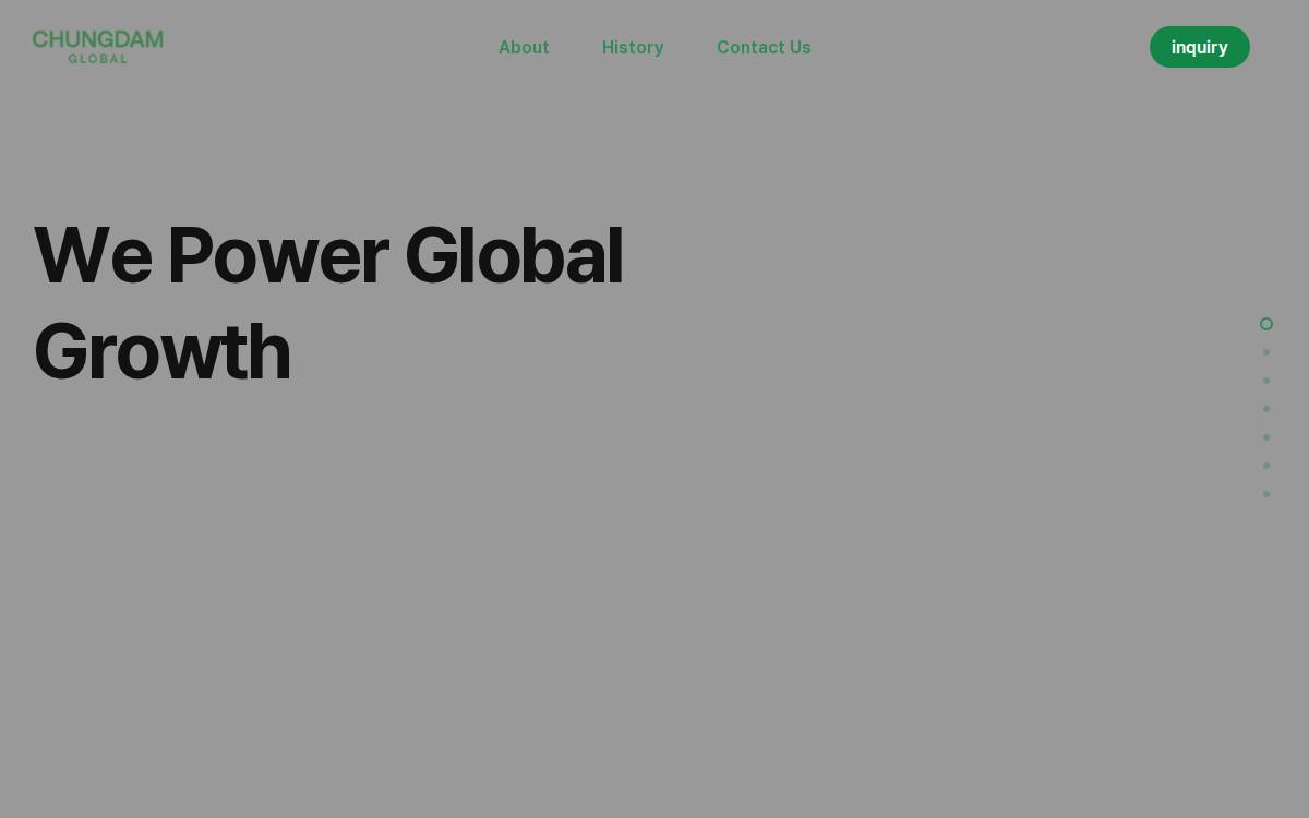 Chungdamgroup website preview