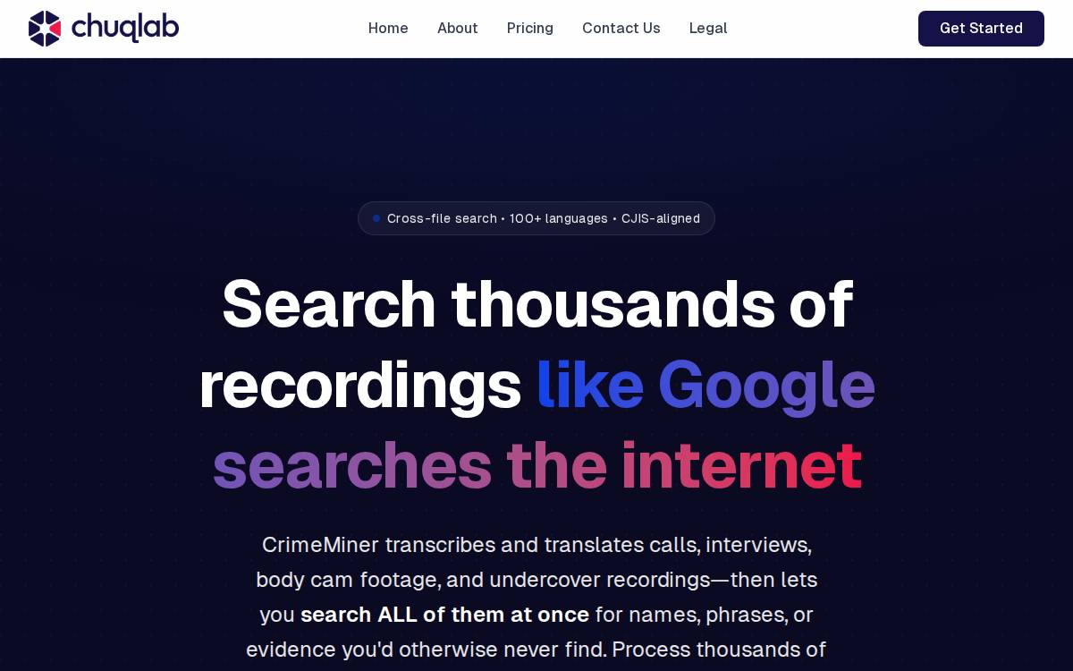 Chuqlab website preview