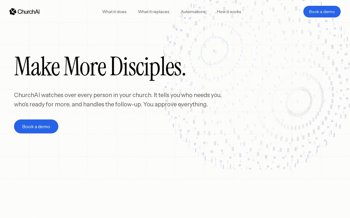 Churchai website preview