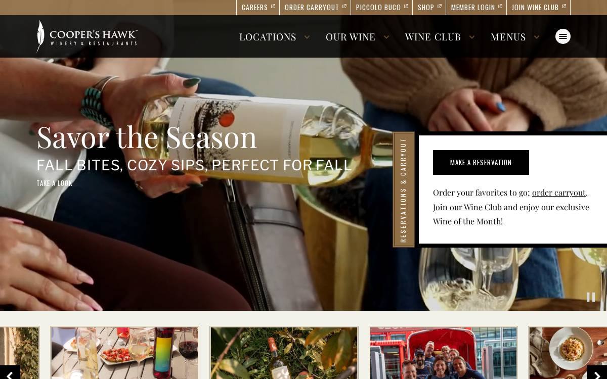 Chwinery website preview