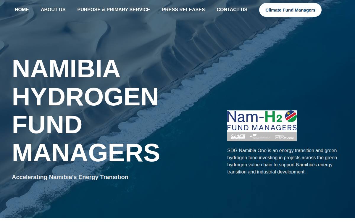 CI3 Namibia / SDG Namibia One website preview
