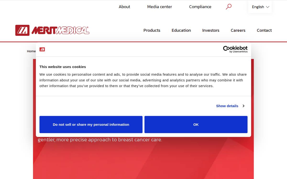 Cianna Medical website preview