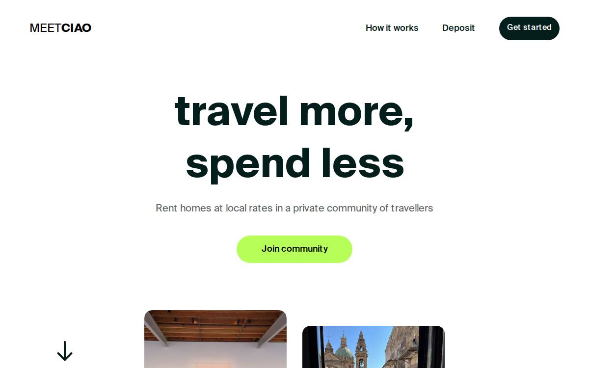 Ciao Ciao company website preview