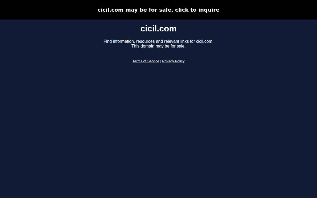 Cicil website preview