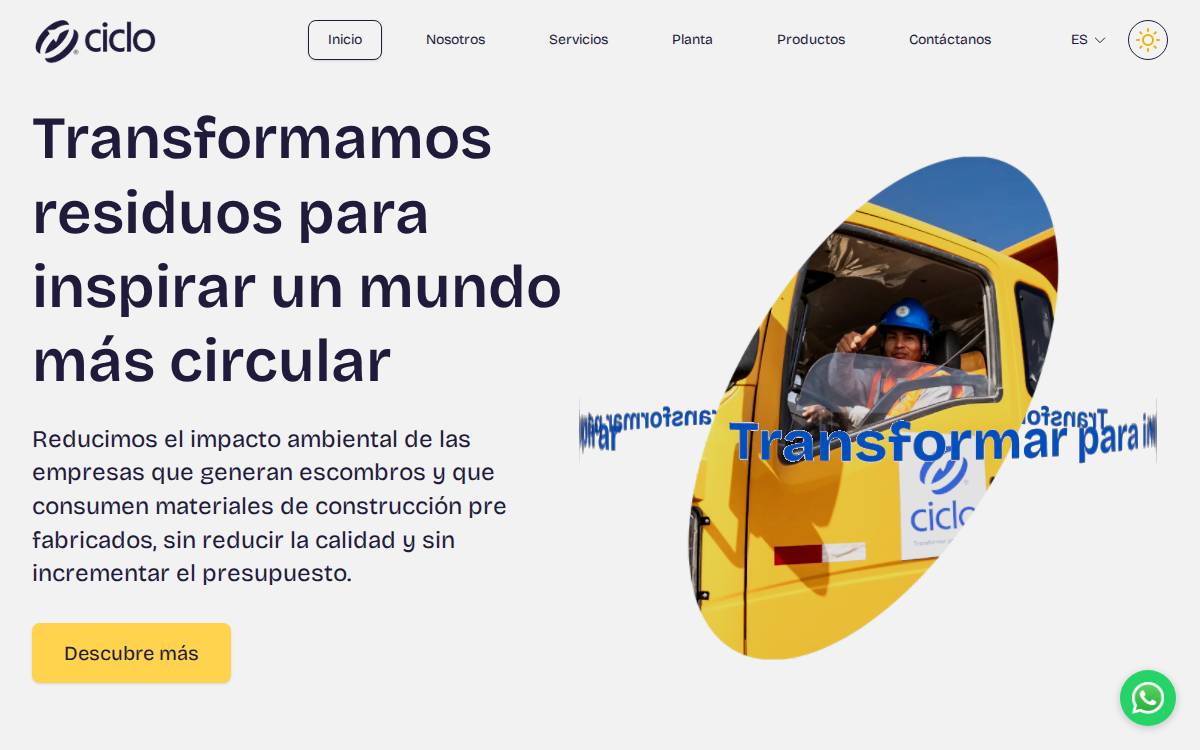 CICLO website preview