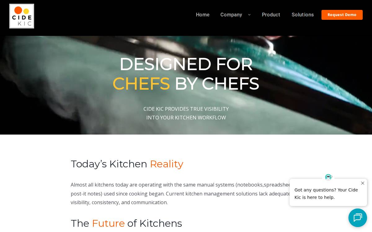 Cidekic website preview