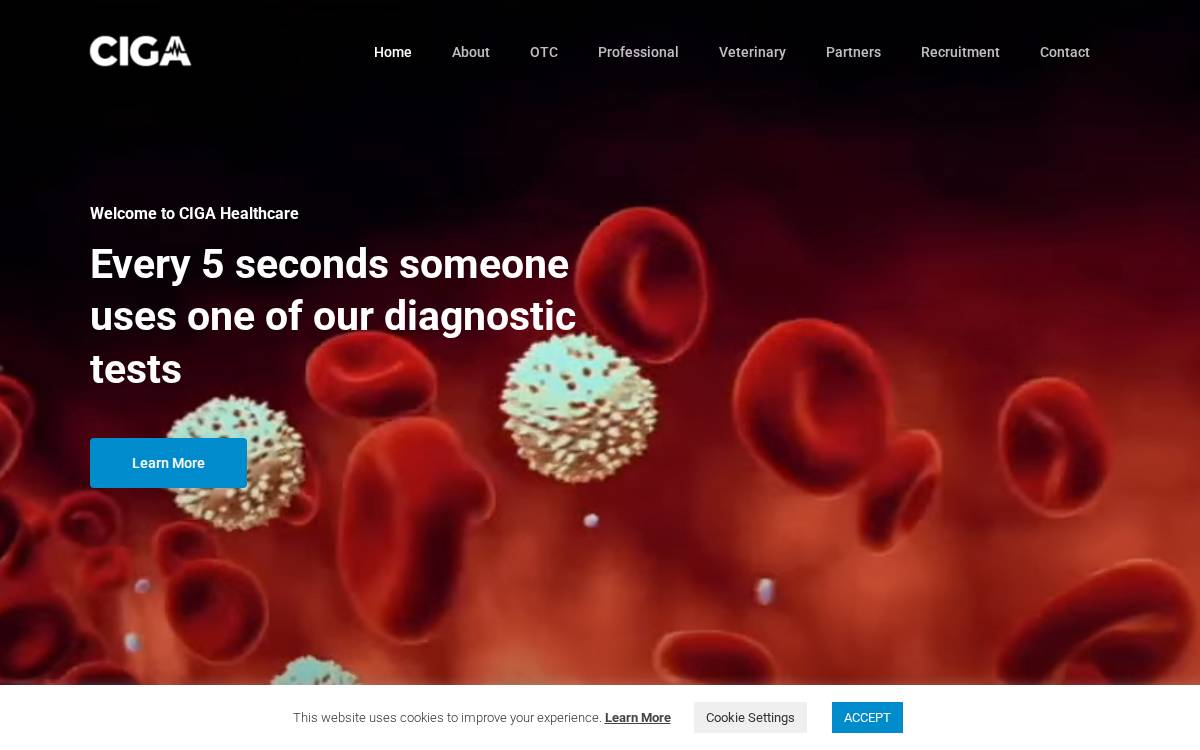 CIGA website preview