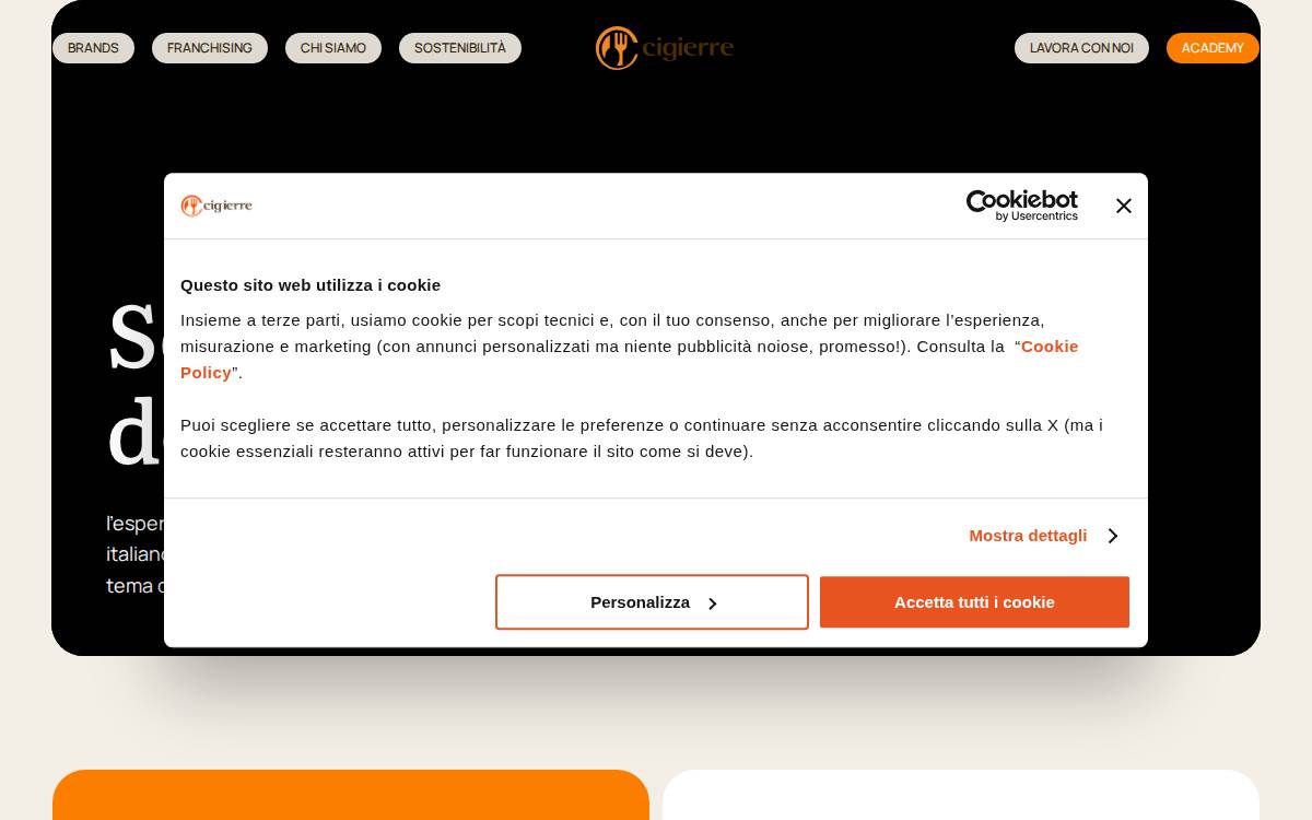 Cigierre website preview