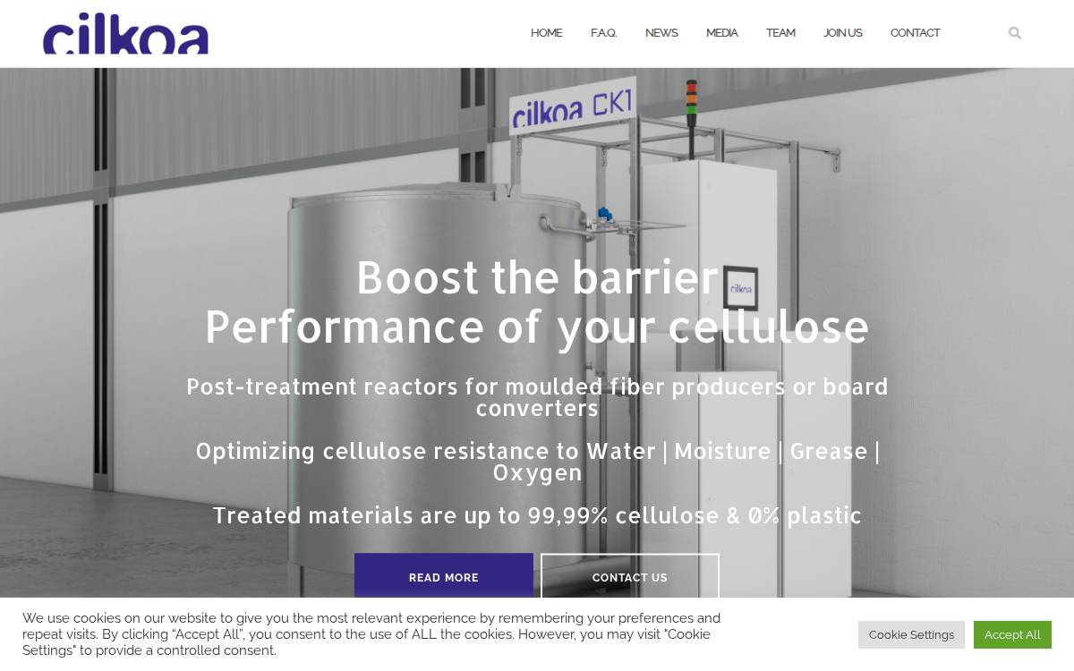 CILKOA website preview