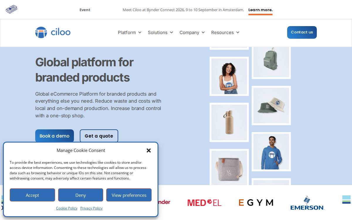 Ciloo website preview