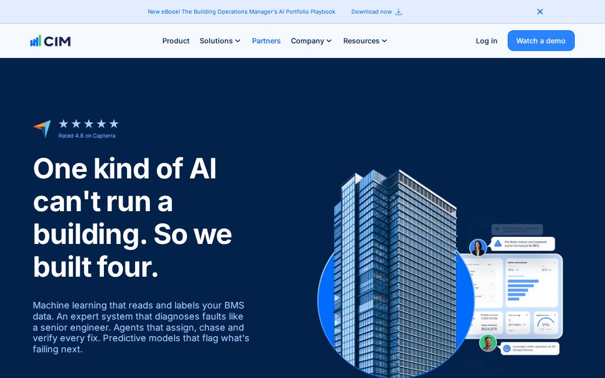 Cim website preview
