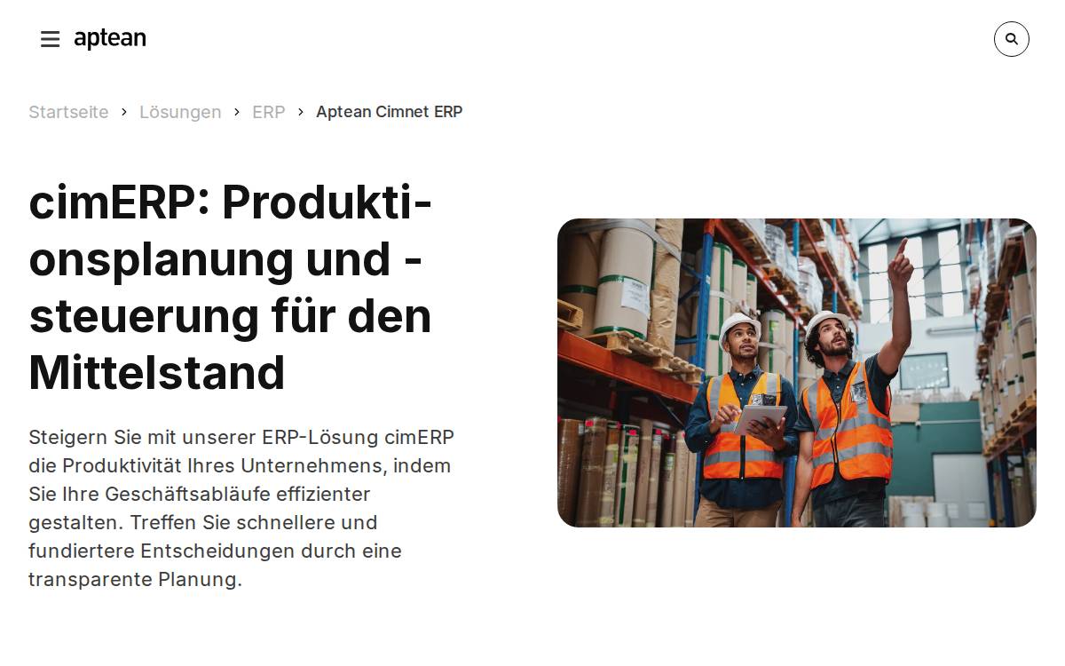 Cimdata GmbH, Westheim website preview