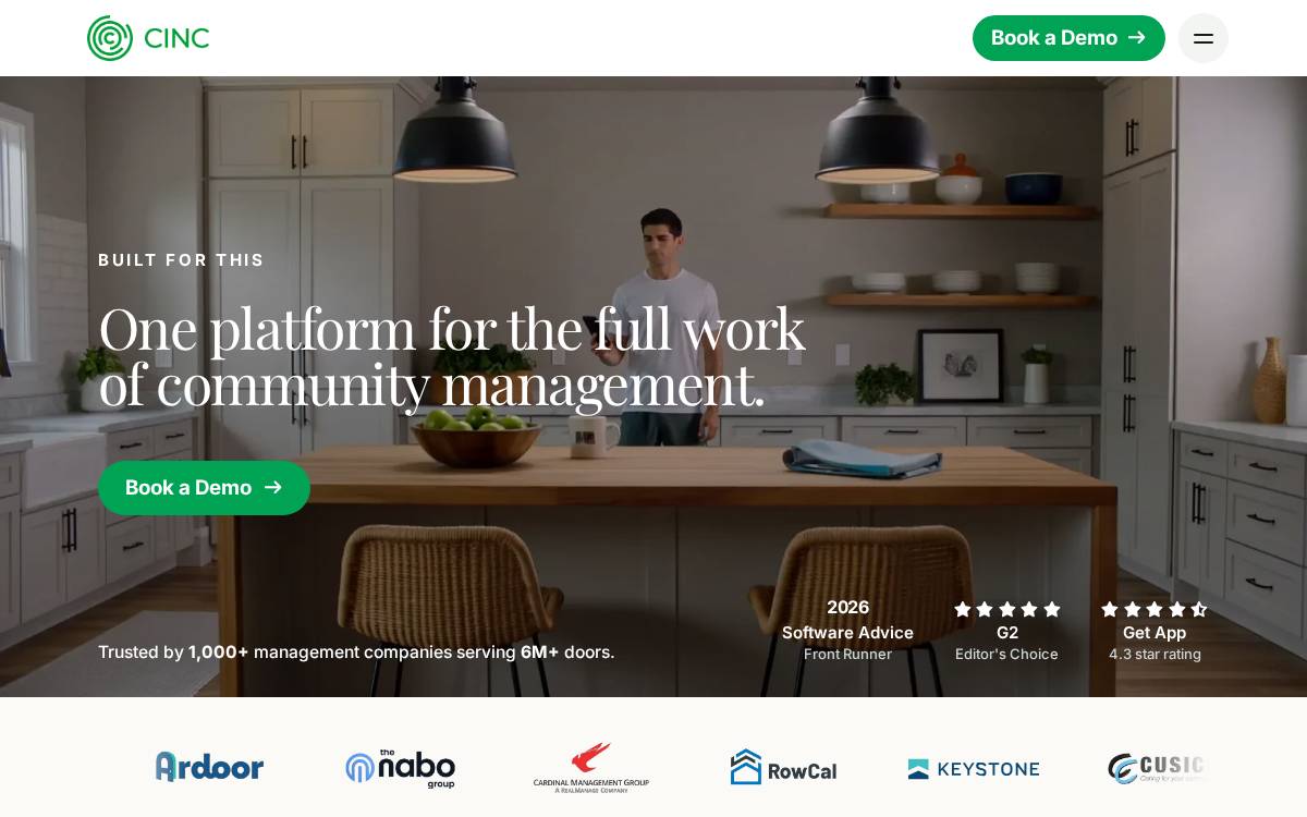 CINC Systems website preview