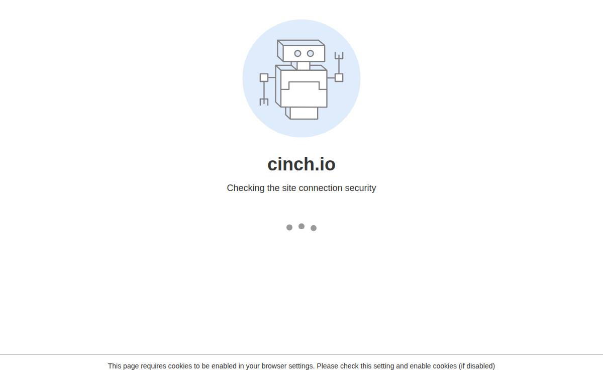 Cinch website preview