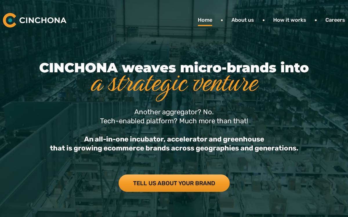 Cinchona website preview