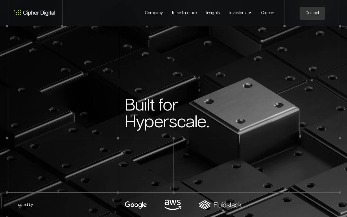 Cipher Mining website preview