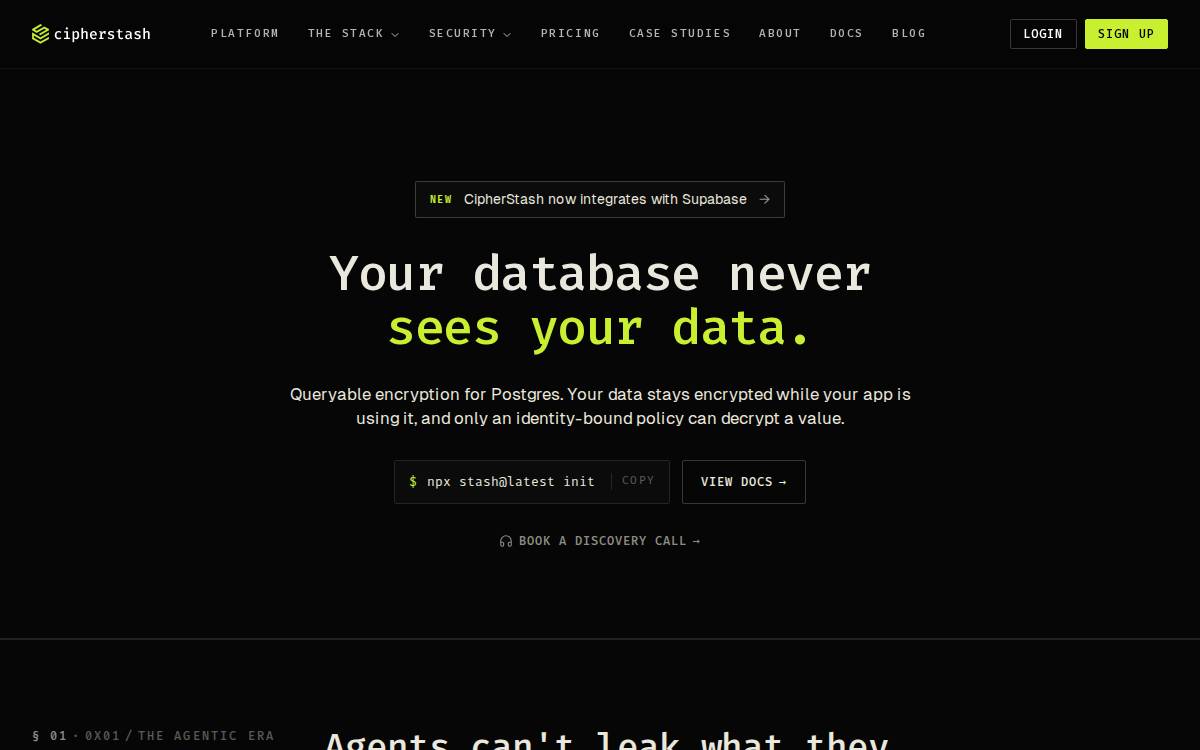 cipherstash website preview