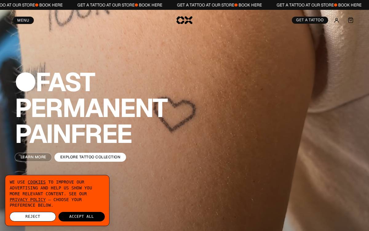 Cipherx website preview