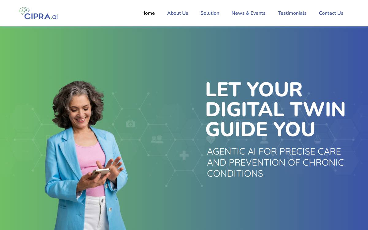 CIPRA.ai website preview