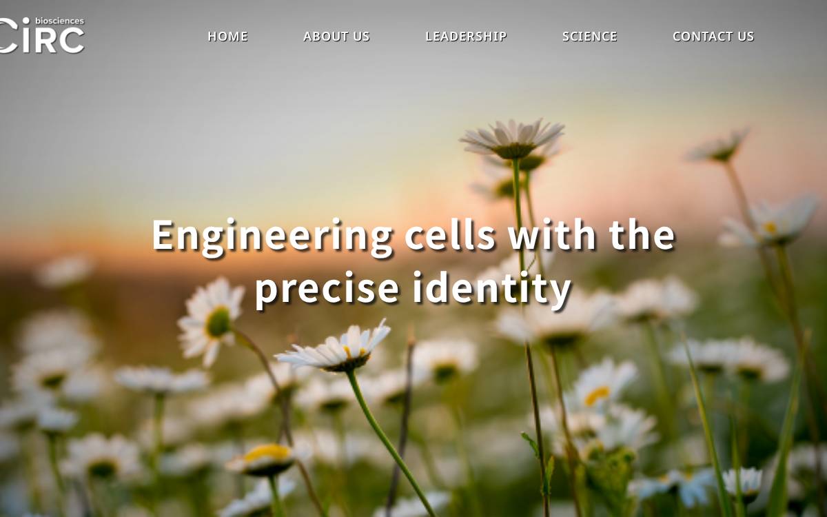Circ Biosciences website preview