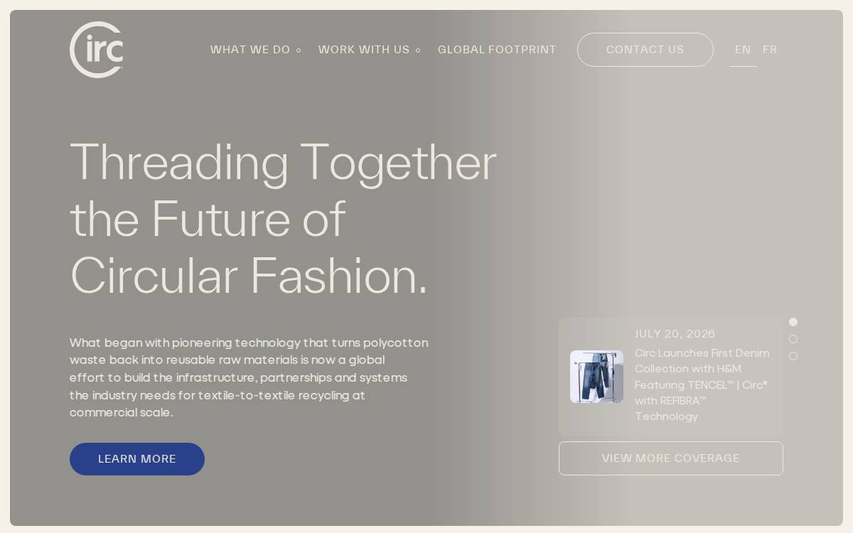 Circ website preview