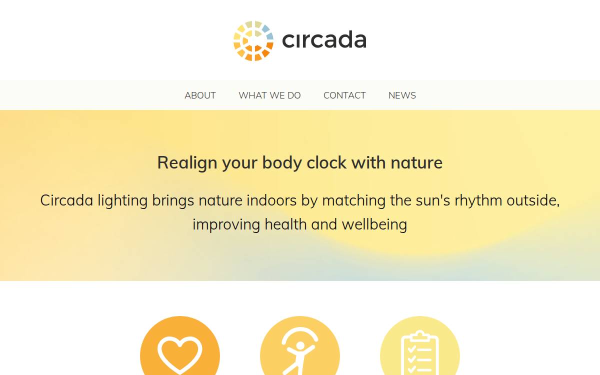 Circada website preview