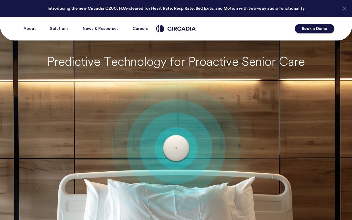 Circadia website preview