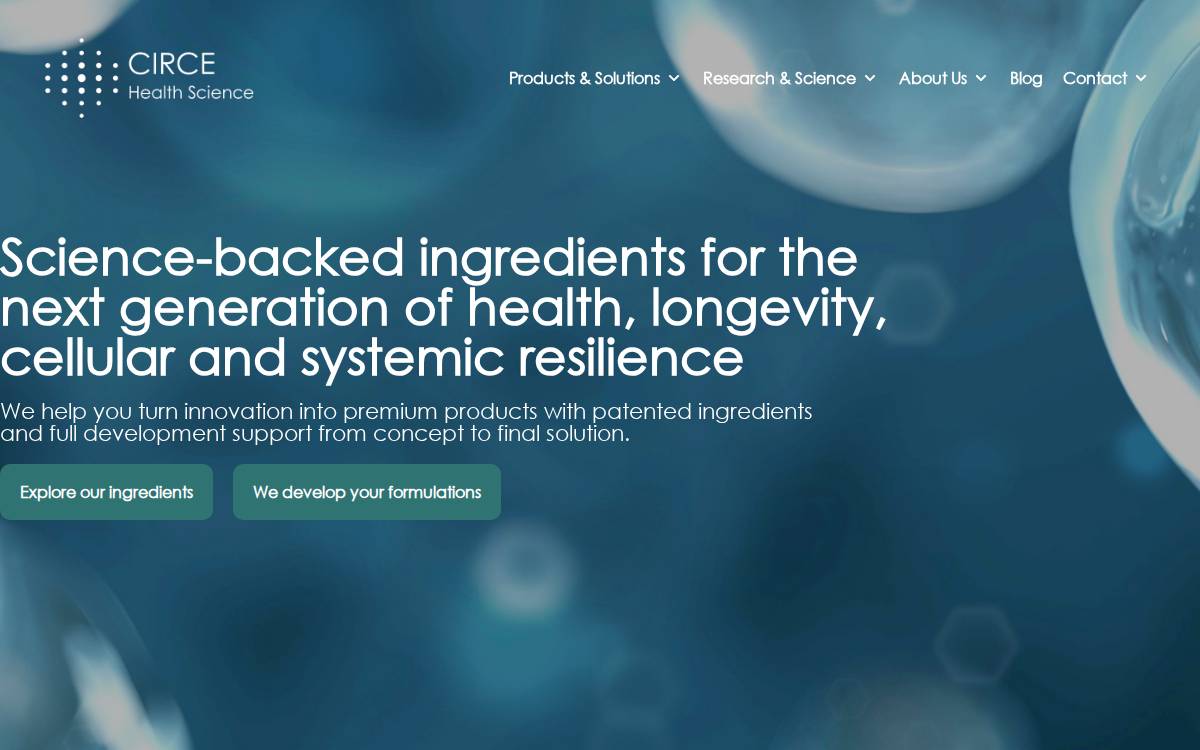 Circescientific website preview