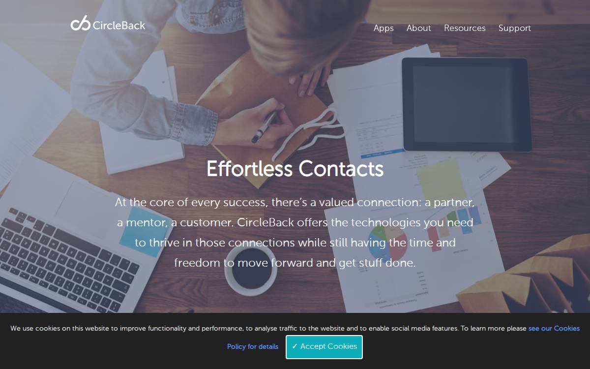 Circleback website preview