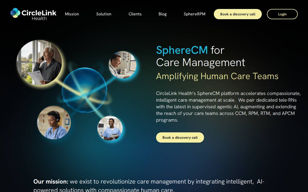 Circlelinkhealth website preview